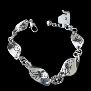 Brighton twirl bracelet new with tag.  Silver plated. Very shiny.